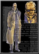 Illustrated biography from Metal Gear Solid: Integral website.