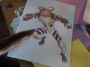 Drawing of Mole Monster
