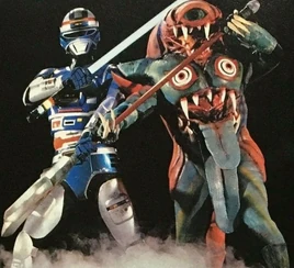 Girugiru fight with Shaider