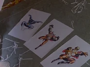 Drawings of the Stego, Fish, and Spider Dregs
