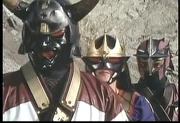 The Sorcerers Clan (left from right: Oninin Dokusai, Chuunin Benikiba and Hoshinin Retsukiba)