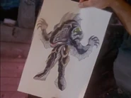 Drawing of Piranha Khan