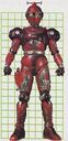 Red Striker Beetleborg Josephine McCormick (Big Bad Beetleborgs)