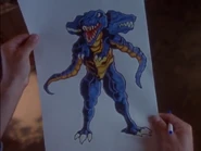 Drawing of Triplesaurus Rex