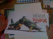 Drawing of Worm Tank