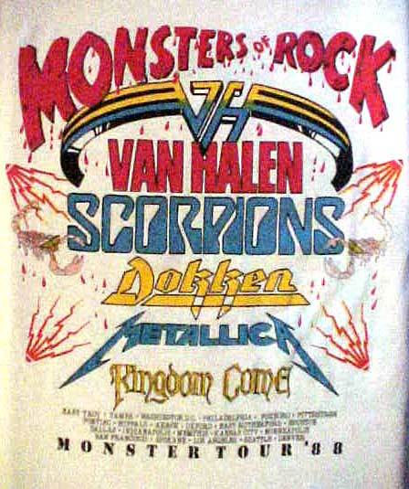 Monsters of Rock '88 | Metallica Wiki | Fandom