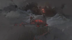 Mordhaus at night from season 4