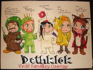 Dethklok in FF Cosplay by neoanimegirl