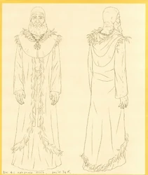 Full body lineart of Ishnifus by Songgu Kwon.