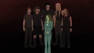 The Tribunal 'expert's' prediction on the dynamics of Dethklok and their new producer.