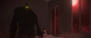 Standing above Murderface, foreshadowing his final form.