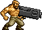 Allen with "Rocket Launcher" sprite in Metal Slug: Allen's Battle Chronicles