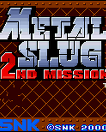 metal slug 2nd mission metal slug wiki fandom