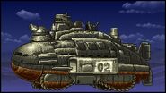 Fan-made sprite of the Sand Marine's early model which would later be the Land Blowfish.