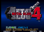 Metal Slug 4 logo