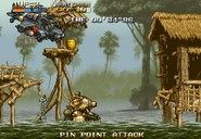 The SV-001 Type-R in Metal Slug's Combat School.