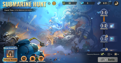 MSAwk Submarine Hunt