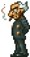 Unused animation of Doctor In Metal Slug 4.