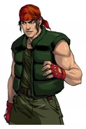 Ralf in The King of Fighters Neowave