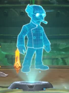 The Doctor's Hologram in Metal Slug: Awakening.