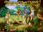 Congratulations Screen