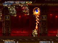 Shoot at #5's stoplight Big Laser Gun