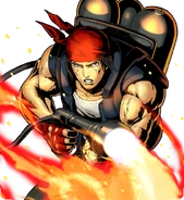 One Man Army Ralf in Metal Slug Attack