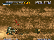 Metal Slug 3, Mission 4 (Underground Route): The Drill Slug may not be enough to reach her.