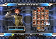 Fio in her alternate costume