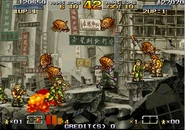 Saving civilians from the Flying Parasites