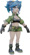 Leona in Metal Slug Awakening.
