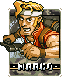 Marco card from Metal Slug Advance