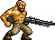 Allen with "Shotgun" sprite in Metal Slug: Allen's Battle Chronicles