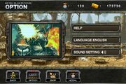 "Options" screen