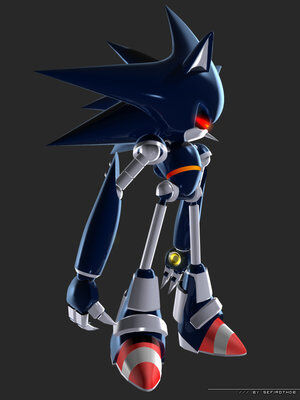 Olha esse Mecha Sonic MK2 que os fãs fizeram