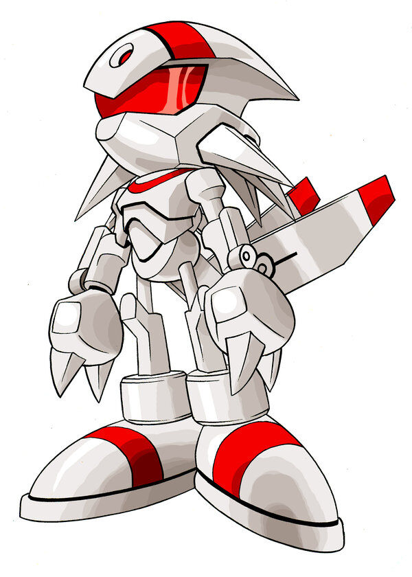 💗MrPutt💗 on X: BIG METAL SONIC before work. Anyways. *coughs* I really  liked metal sonic's design in Sonic heros. #Sonic #metalsonic #sega   / X