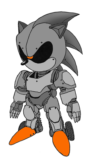 Mecha Sonic  Character design, Sonic, Sonic art