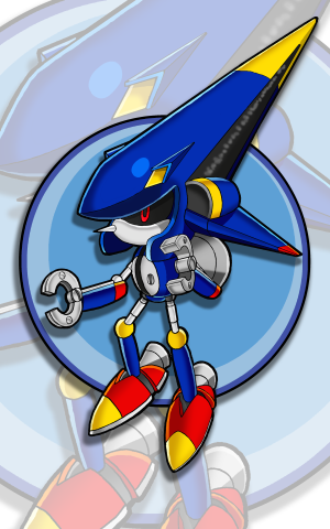 Download Metal Sonic Rocket Wallpaper