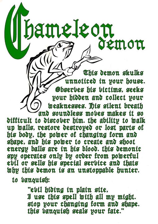 Chameleon Demon | MetaphysicStudy Wiki | Fandom