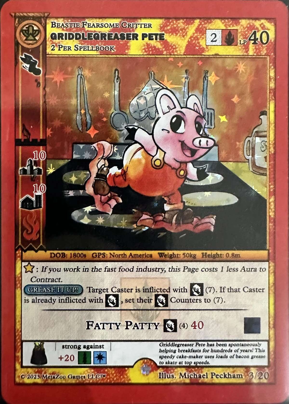 Griddlegreaser Pete (Flame Tower 2023) MetaZoo Wiki Fandom