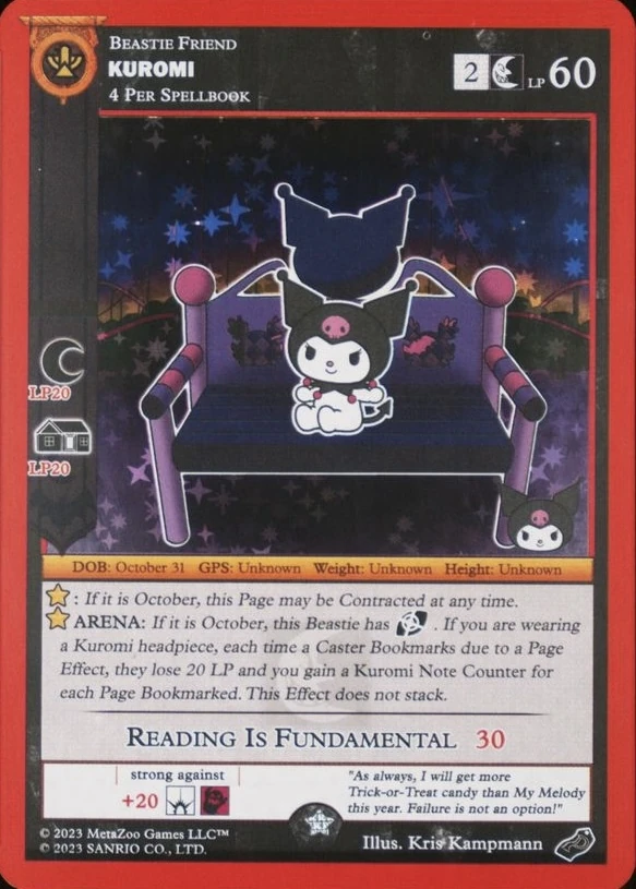 Kuromi (NYCC 2023 PSA Promo) | MetaZoo Wiki | Fandom