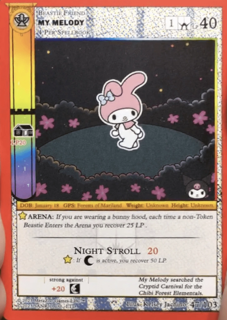 My Melody (Night Stroll) (Kuromi’s Cryptid Carnival) MetaZoo Wiki