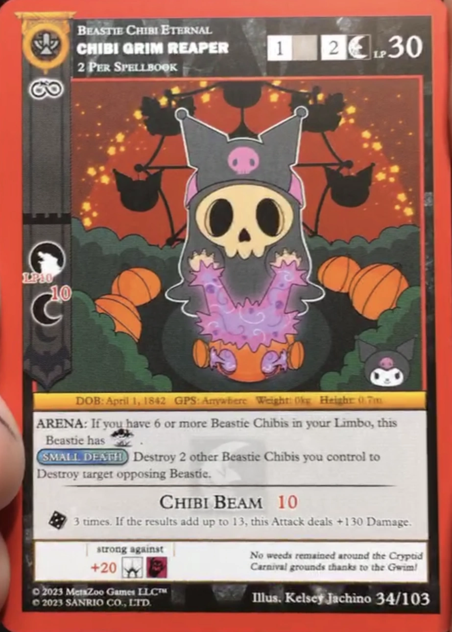 Chibi Grim Reaper (Kuromi's Cryptid Carnival) | MetaZoo Wiki | Fandom