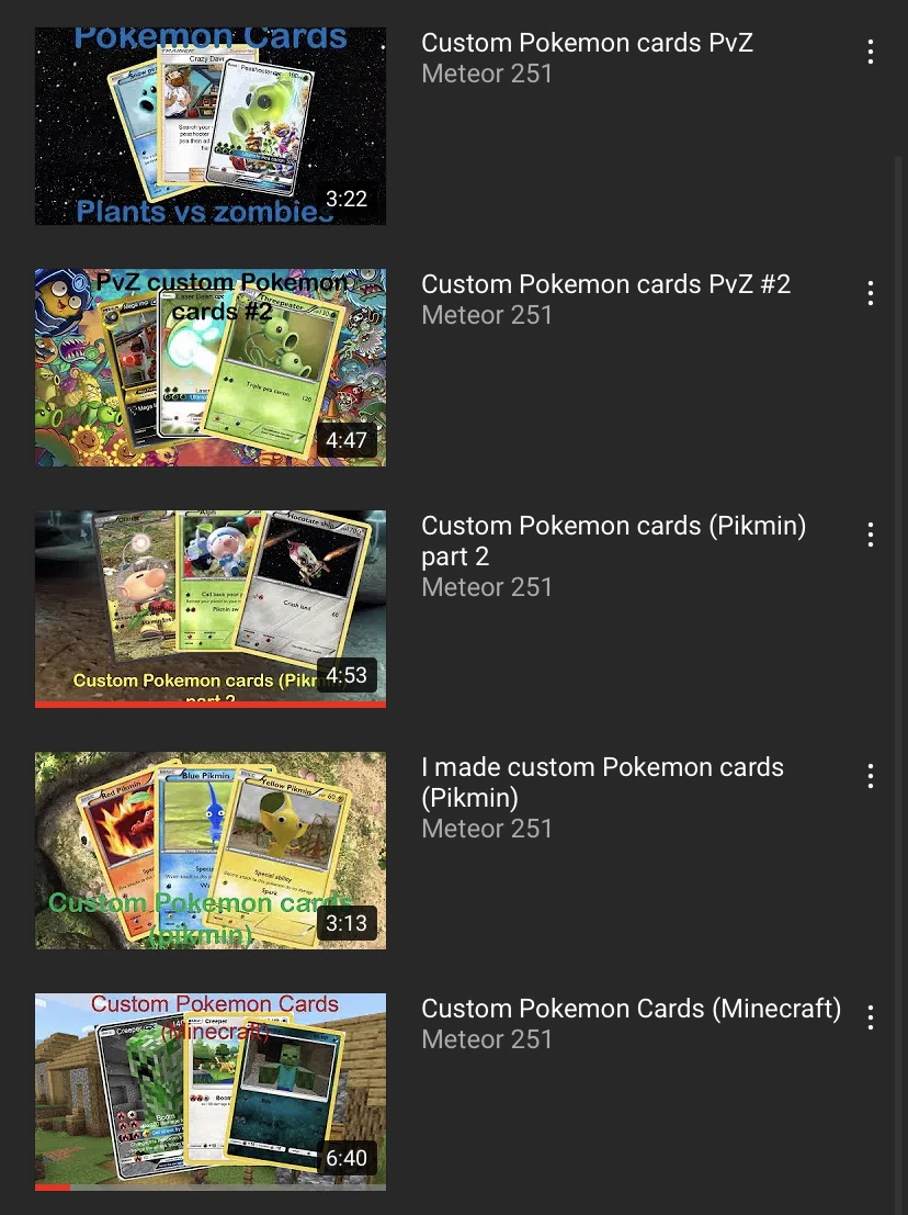 Meteor's Custom Pokemon Card Series | Meteor251 Wiki | Fandom Meteor's Custom Pokemon Card Series | Meteor251 Wiki | Fandom