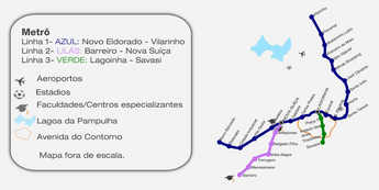 How to get to Shopping Xingu in Belo Horizonte by Bus or Metro?