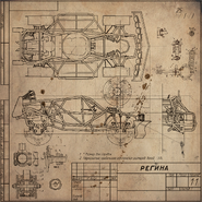 A clearer view of the Regina's blueprint