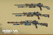 Concept art showing Metro Exodus Tikhar variants by Ilya Tolmachev