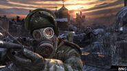 Ruins of the surface in a Metro 2033 promotional screenshot.