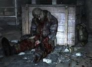 The first identified Stalker in Metro 2033 - like the rest, he is dead