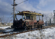 Krests Railcar at Volga